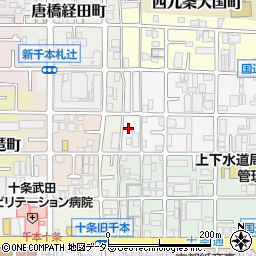 京都府京都市南区西九条豊田町13周辺の地図