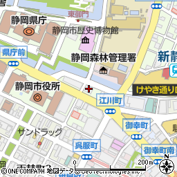 総合メディカル株式会社　静岡オフィス周辺の地図