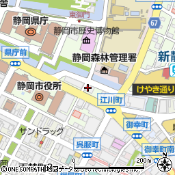 三幸福祉カレッジ　静岡校周辺の地図