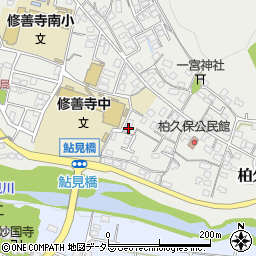 静岡県伊豆市柏久保299周辺の地図