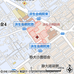 ミニストップ静岡済生会総合病院店周辺の地図