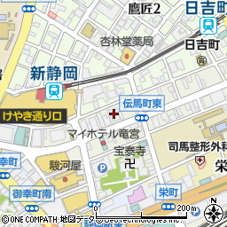 東洋建設株式会社　静岡営業所周辺の地図