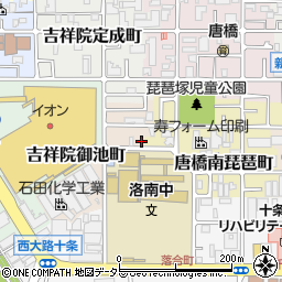 京都府京都市南区吉祥院春日町20周辺の地図