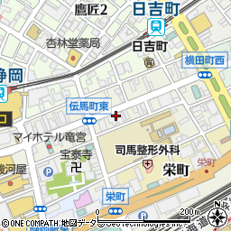 メイアクターズアカデミー静岡校周辺の地図