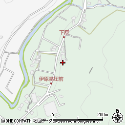 静岡県伊豆市下白岩周辺の地図