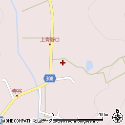 兵庫県三田市上青野584周辺の地図