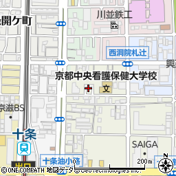 京都府京都市南区東九条松田町137周辺の地図