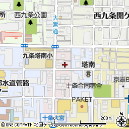 京都府京都市南区西九条御幸田町21周辺の地図
