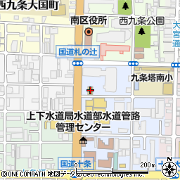 ローソン京都南区役所前店周辺の地図