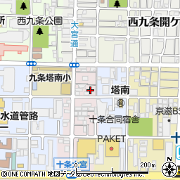 京都府京都市南区西九条御幸田町22周辺の地図