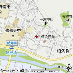静岡県伊豆市柏久保289-4周辺の地図