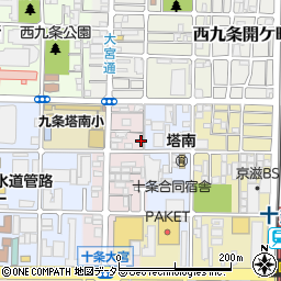 京都府京都市南区西九条御幸田町23周辺の地図
