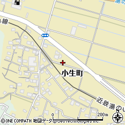 三重県四日市市小生町191周辺の地図