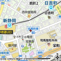きものレディ着付学院静岡校周辺の地図