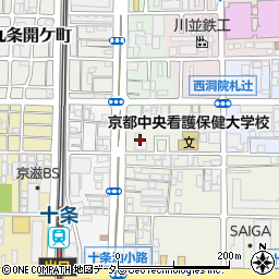 京都府京都市南区東九条松田町133周辺の地図