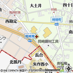 愛知日野自動車岡崎営業所周辺の地図