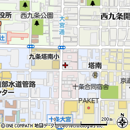 京都府京都市南区西九条御幸田町20周辺の地図