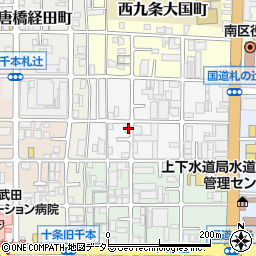 京都府京都市南区西九条豊田町17周辺の地図