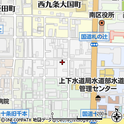 京都府京都市南区西九条豊田町20周辺の地図