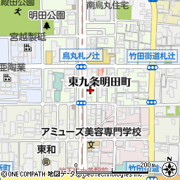 京都府京都市南区東九条明田町46周辺の地図