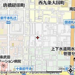 京都府京都市南区西九条豊田町15周辺の地図