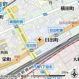 トヨタカローラ静岡　静岡店周辺の地図