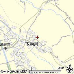 滋賀県蒲生郡日野町下駒月869周辺の地図