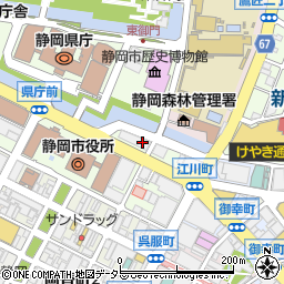 エイチアールディー株式会社　静岡営業所周辺の地図