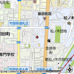 京都府京都市南区東九条東札辻町7周辺の地図