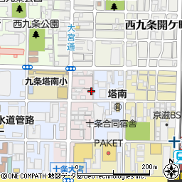 京都府京都市南区西九条御幸田町24周辺の地図