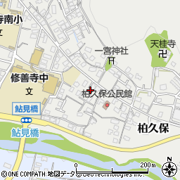 静岡県伊豆市柏久保289周辺の地図