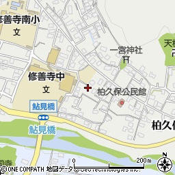 静岡県伊豆市柏久保296-5周辺の地図