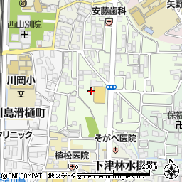 京都府京都市西京区川島東代町周辺の地図