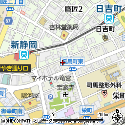 スズキメソード才能教育研究会静岡ピアノ教室周辺の地図