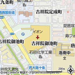 はなまるうどんイオン京都洛南店周辺の地図