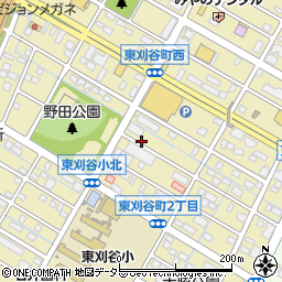 愛知県刈谷市東刈谷町周辺の地図