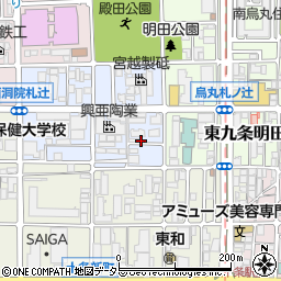 京都府京都市南区東九条西明田町18-6周辺の地図