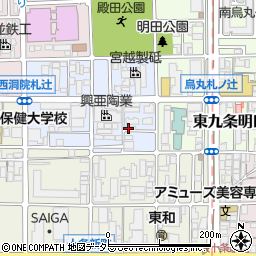 京都府京都市南区東九条西明田町18-3周辺の地図
