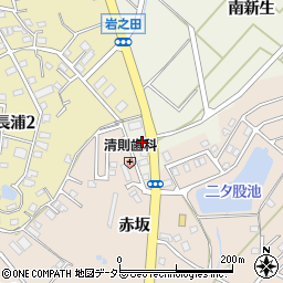 愛知県知多市新知南新生周辺の地図