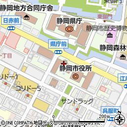 〒422-0000 静岡県静岡市葵区（以下に掲載がない場合）の地図