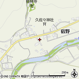大阪府豊能郡能勢町宿野284周辺の地図