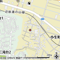 三重県四日市市小生町601周辺の地図