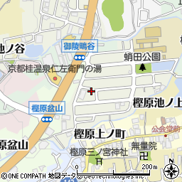 京都府京都市西京区樫原蛸田町周辺の地図