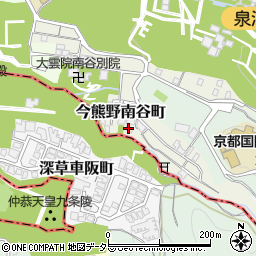 五社之瀧周辺の地図