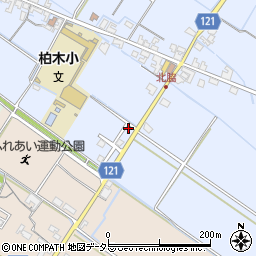 滋賀県甲賀市水口町北脇1095周辺の地図