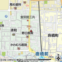 タイムズ石山栄町第２駐車場周辺の地図
