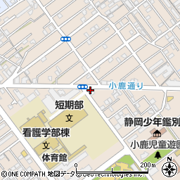 静岡南警察署小鹿交番周辺の地図