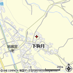 滋賀県蒲生郡日野町下駒月851周辺の地図