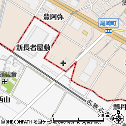 愛知県安城市尾崎町豊阿弥52周辺の地図