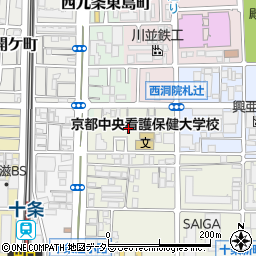 京都府京都市南区東九条松田町142周辺の地図